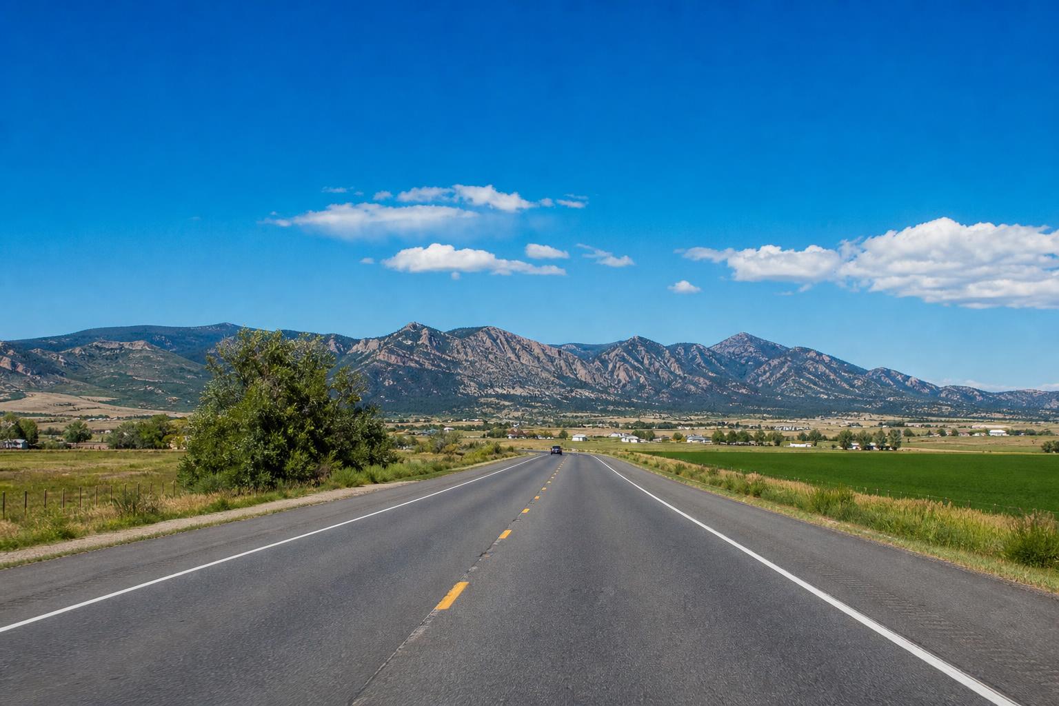Drive from Firestone to Legacy Automotive in Boulder
