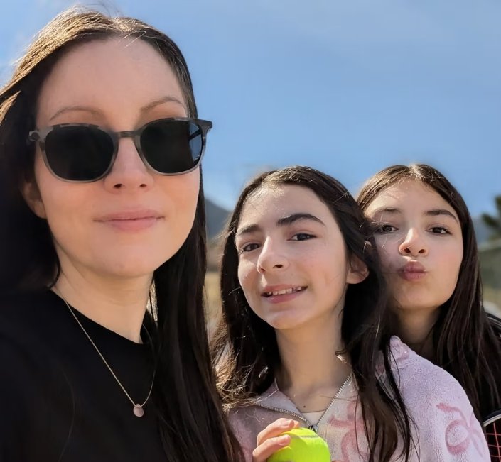 A single-parent family supported by Pearl Promise on a sunny day in Colorado